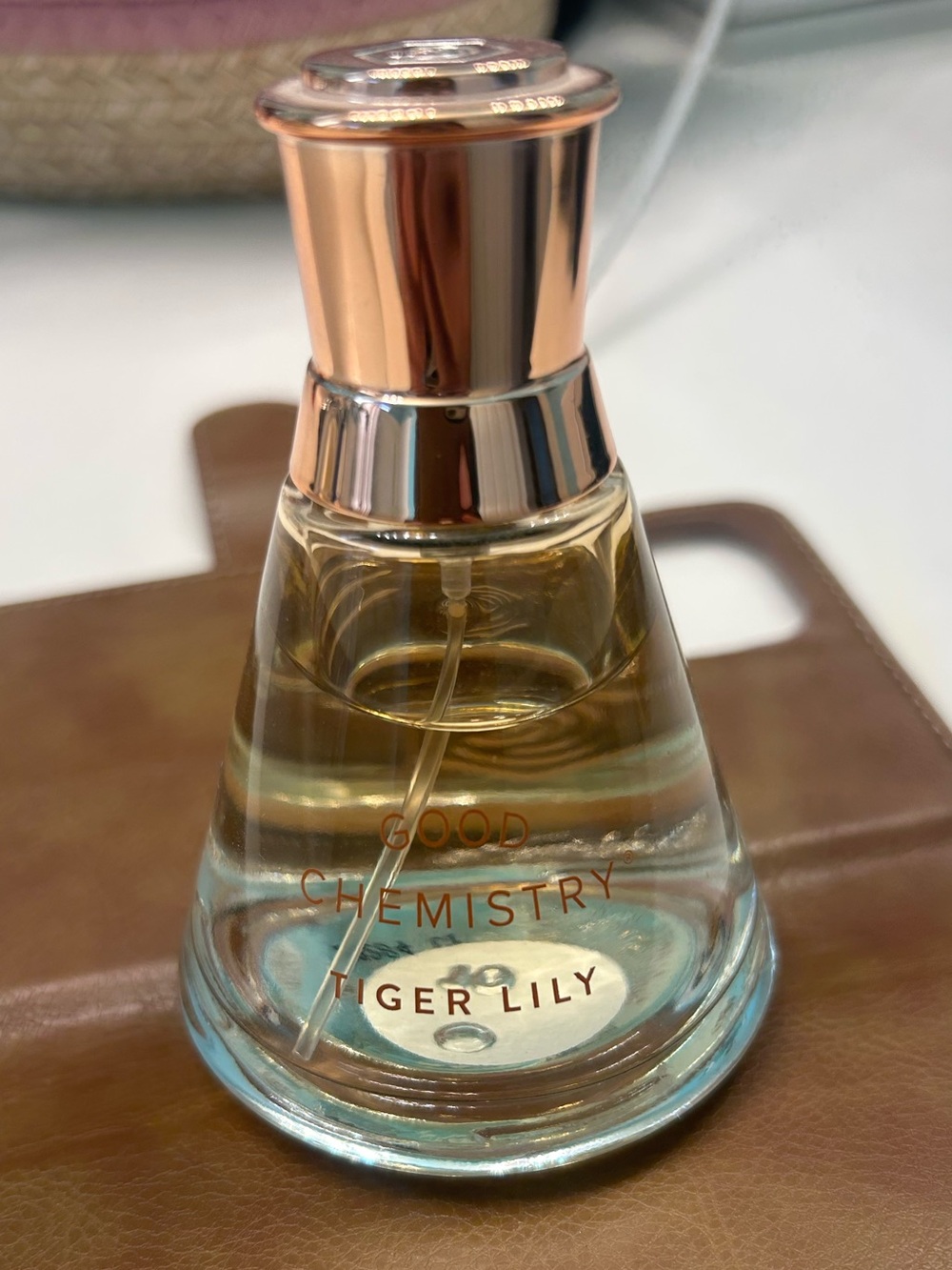 Good Chemistry Tiger Lily Women's Skincare Serum - Rose Gold Cap, Clear Bottle